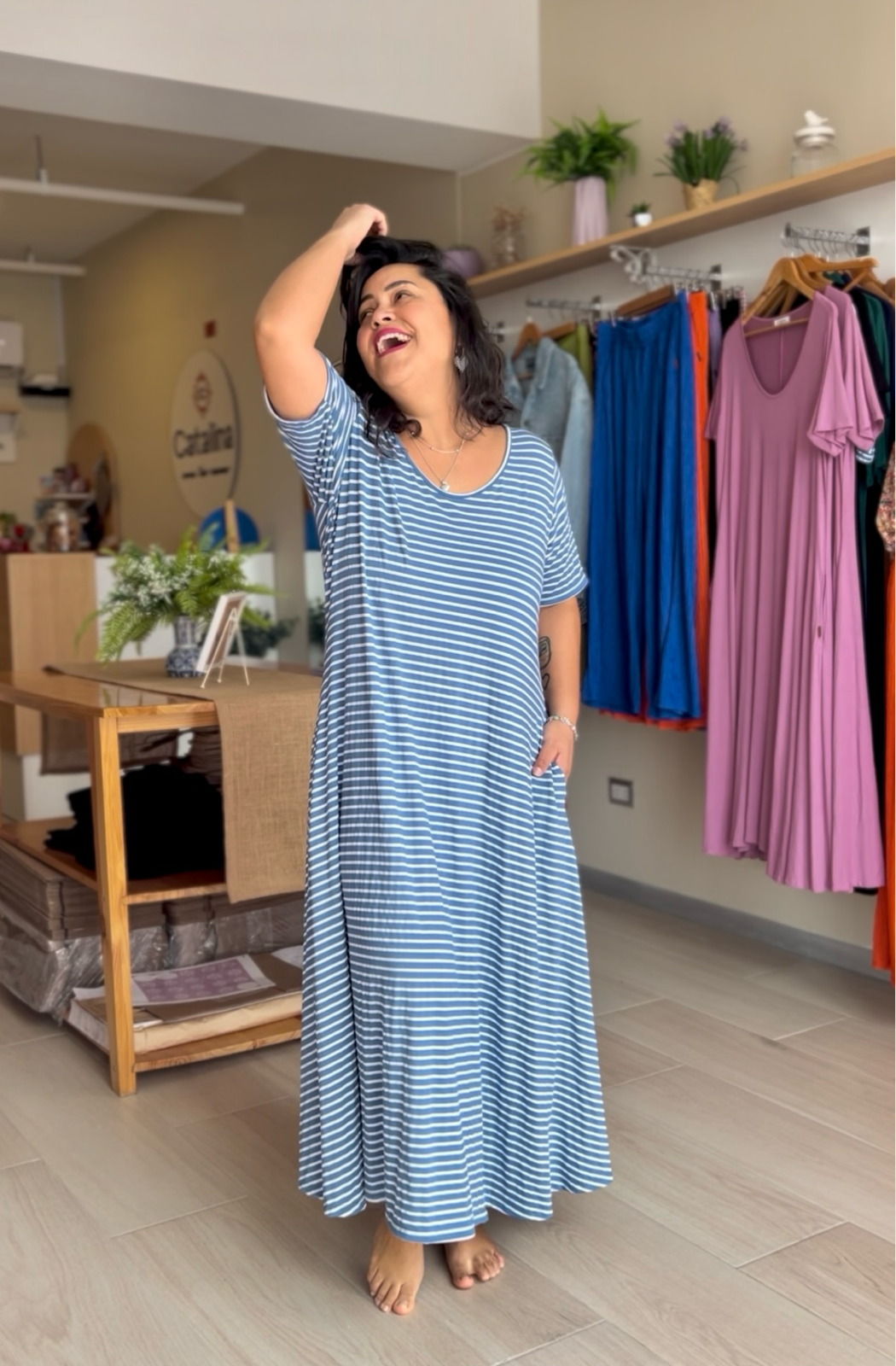 VESTIDO JANIS - RAYAS