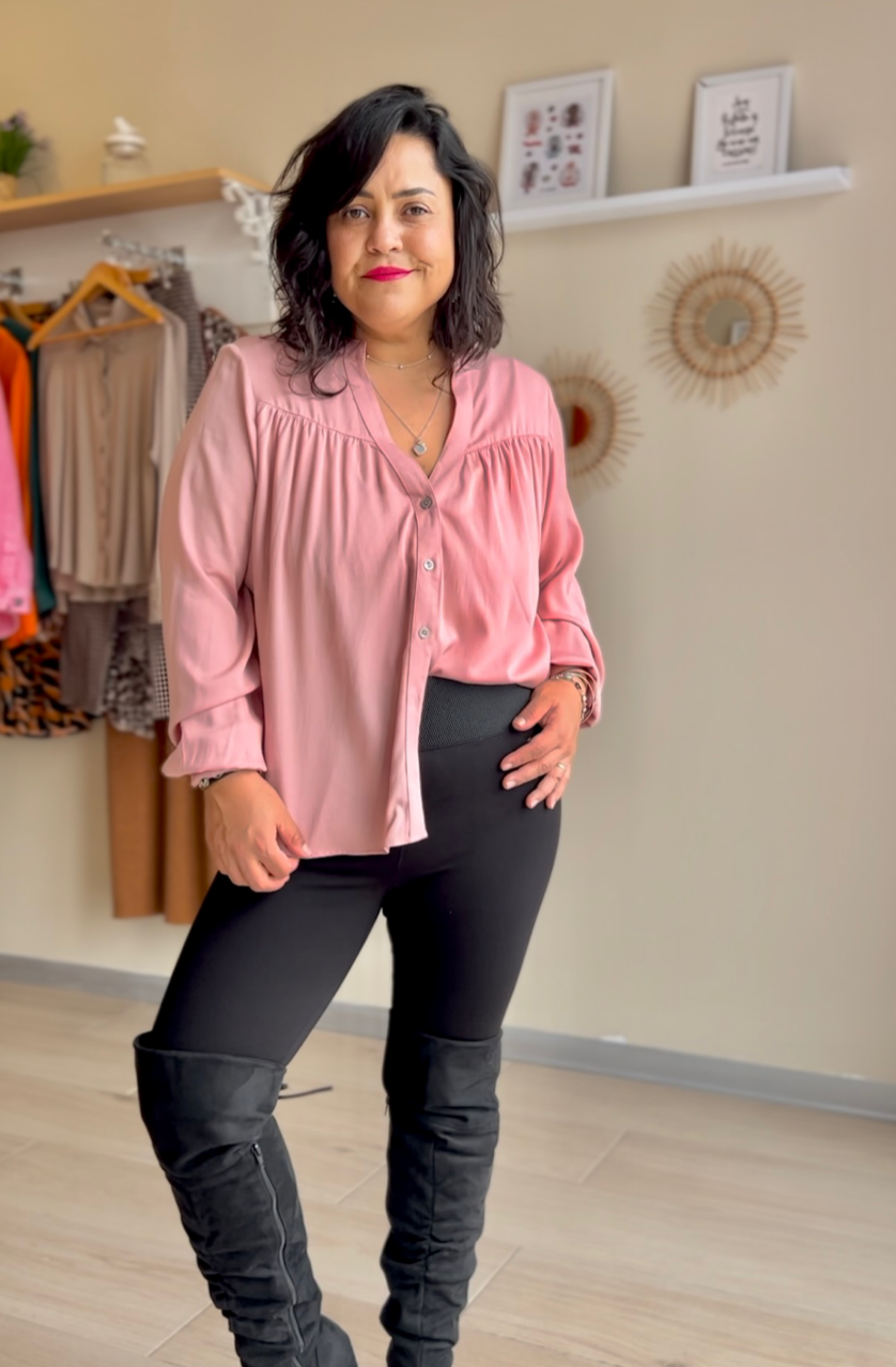 BLUSA VENUS PALO ROSA