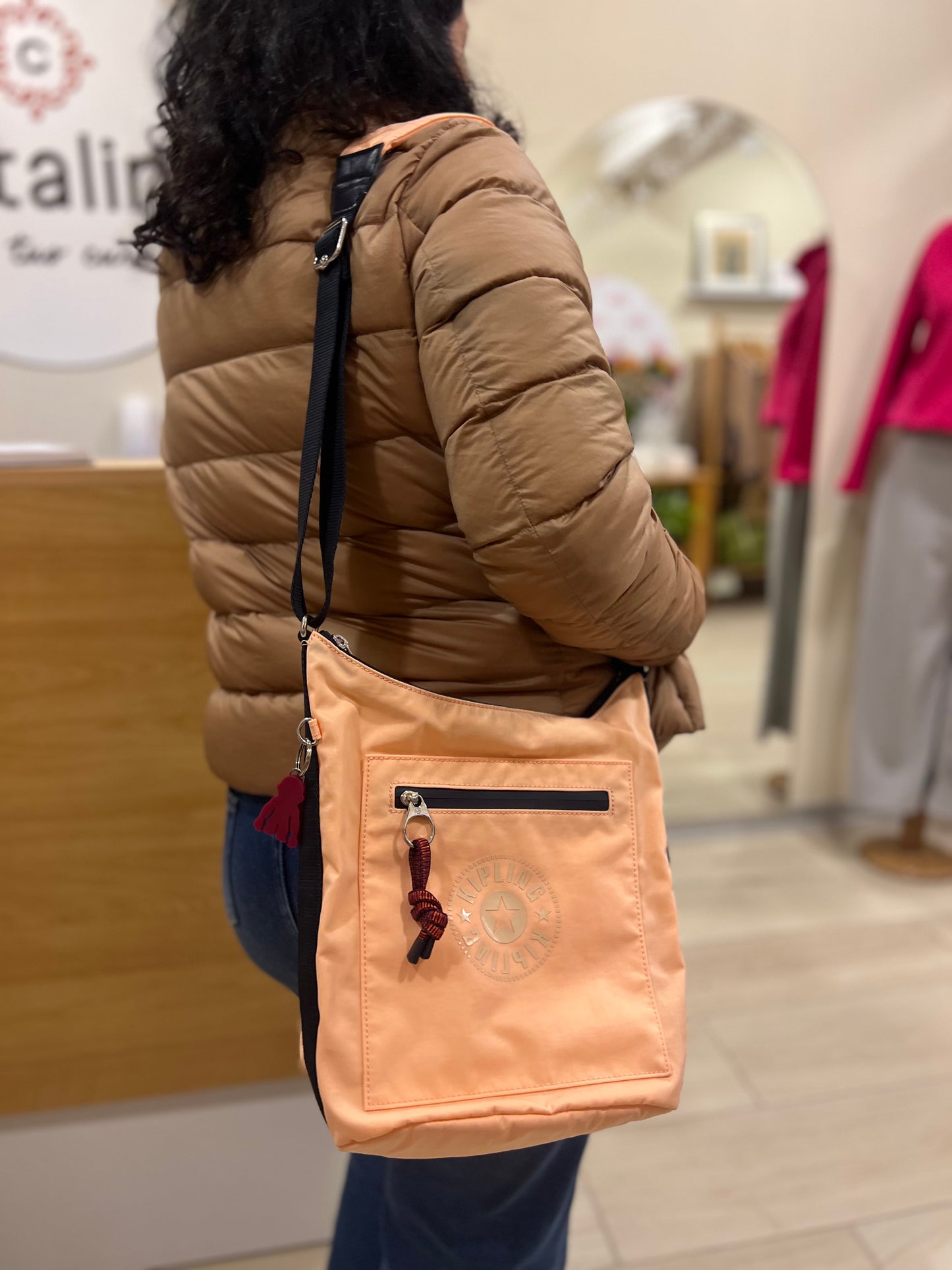 KIPLING - BOLSO NARANJA