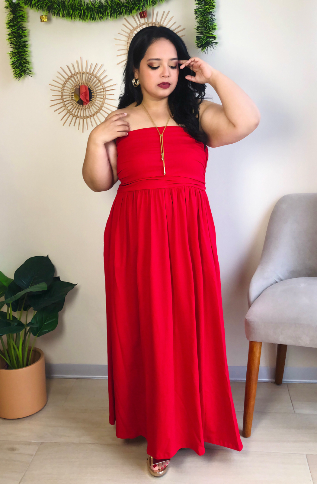 VESTIDO JOHANA - ROJO