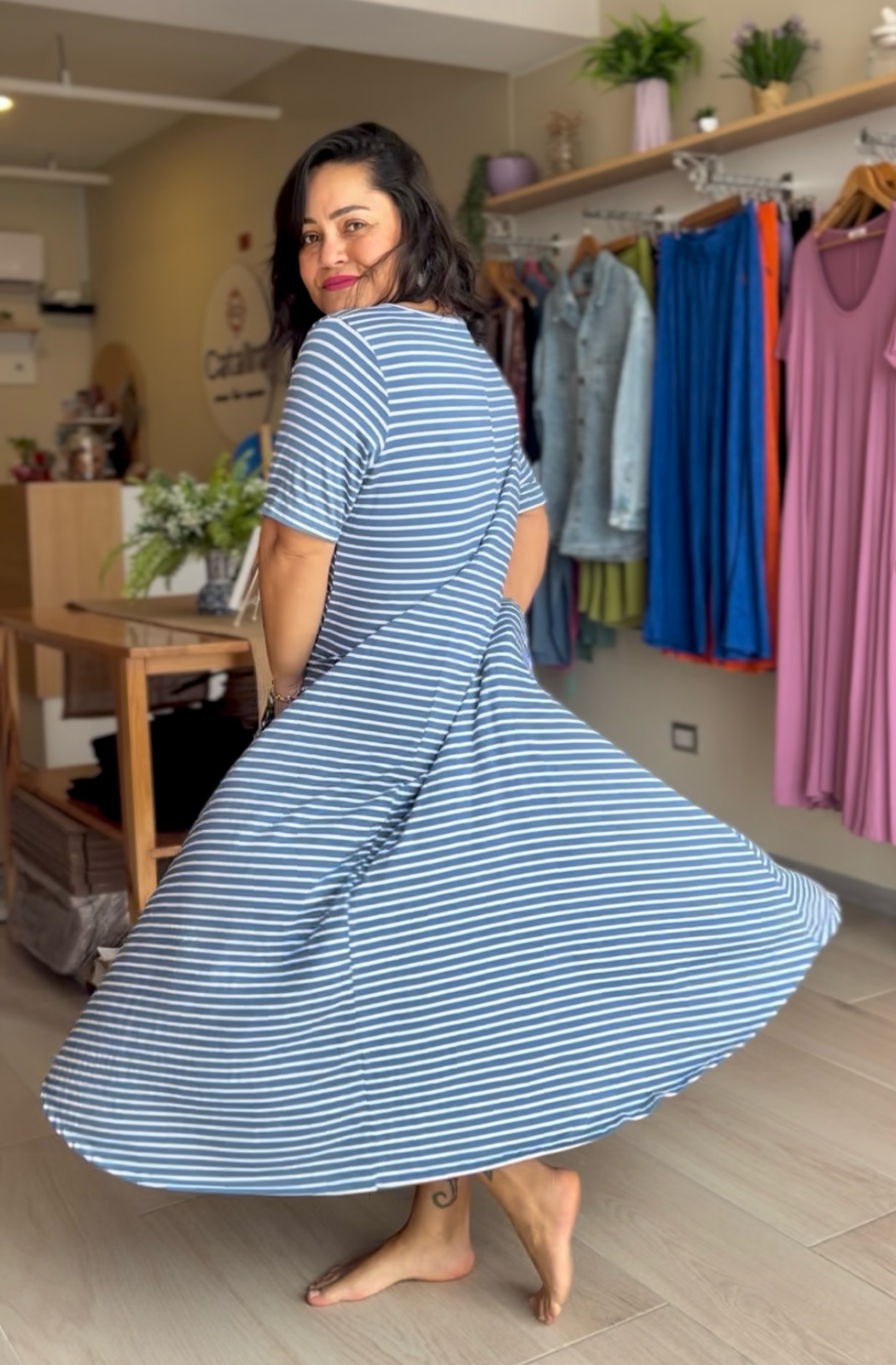 VESTIDO JANIS - RAYAS