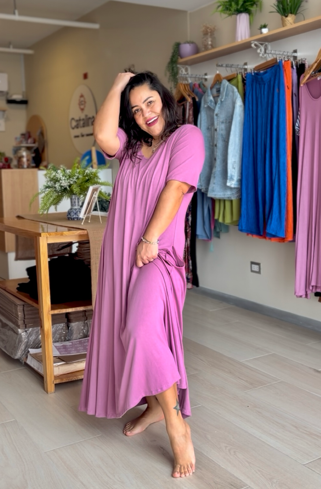 VESTIDO JANIS - COLOR LILA