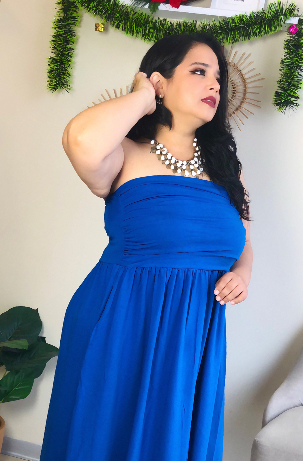 VESTIDO JOHANA - AZULINO