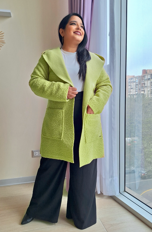 ABRIGO CLARITA - PISTACHO