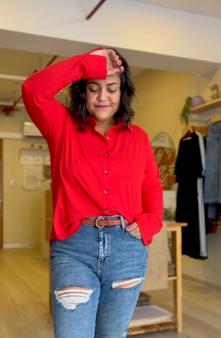 BLUSA GLENDA ROJO