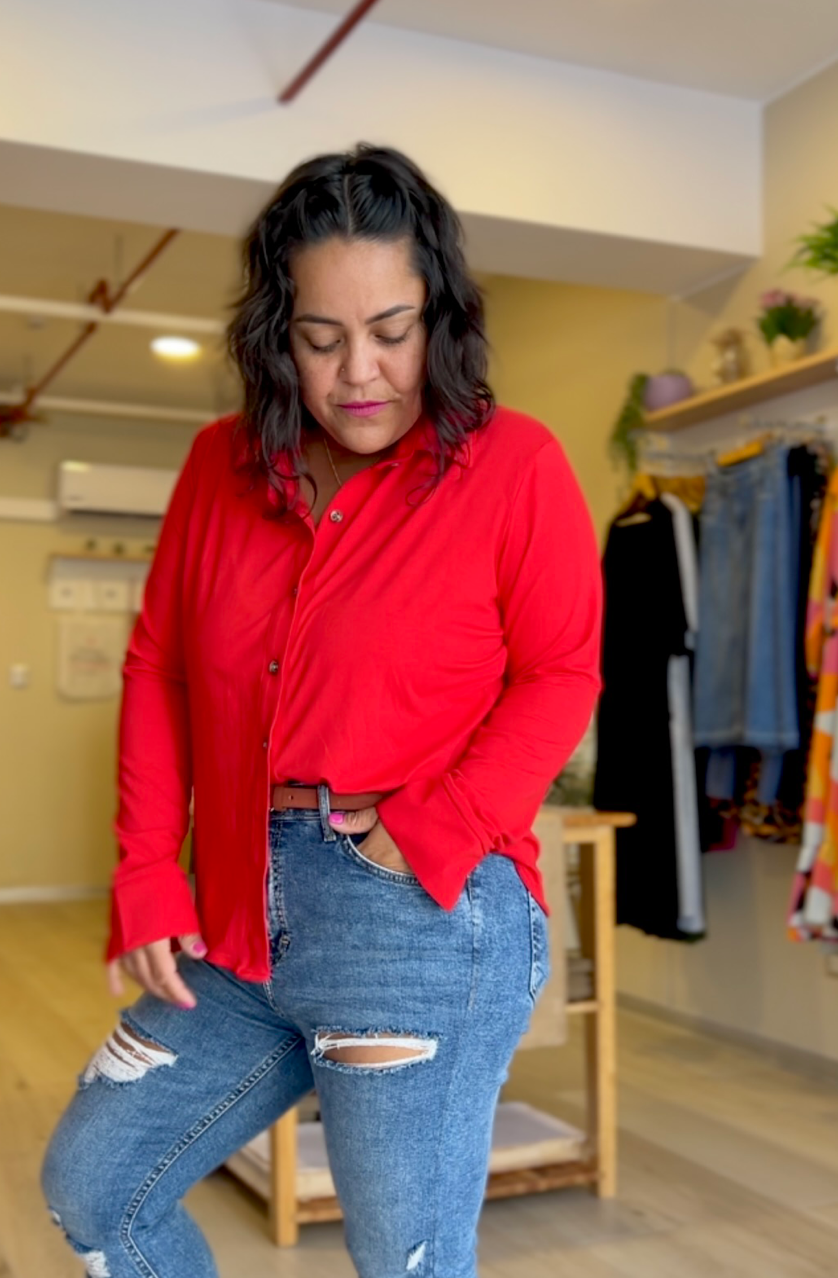 BLUSA GLENDA ROJO