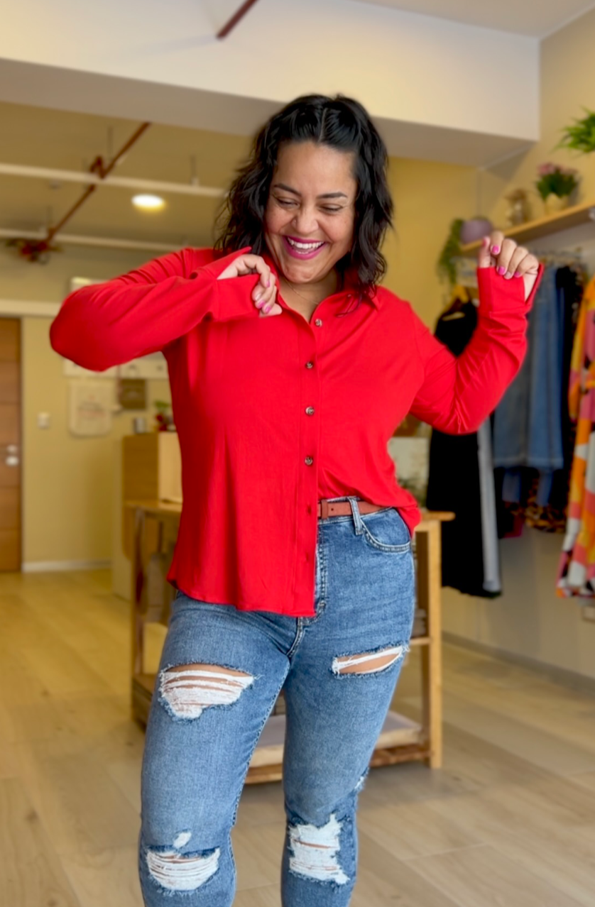 BLUSA GLENDA ROJO