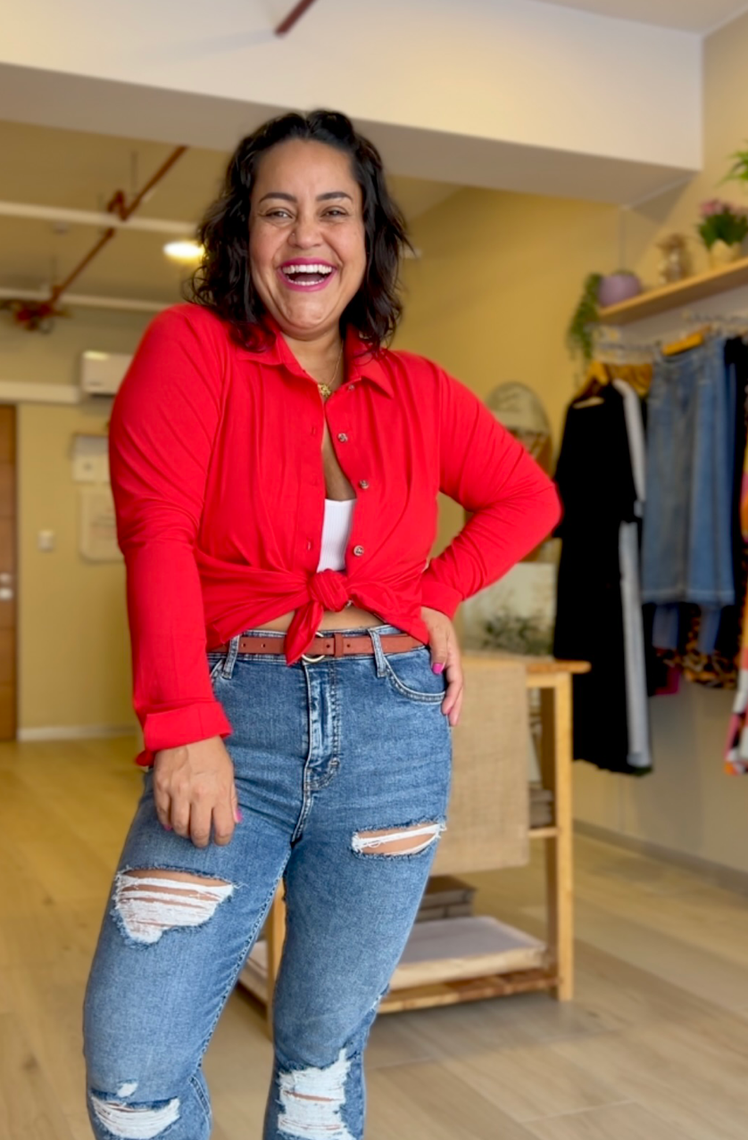 BLUSA GLENDA ROJO