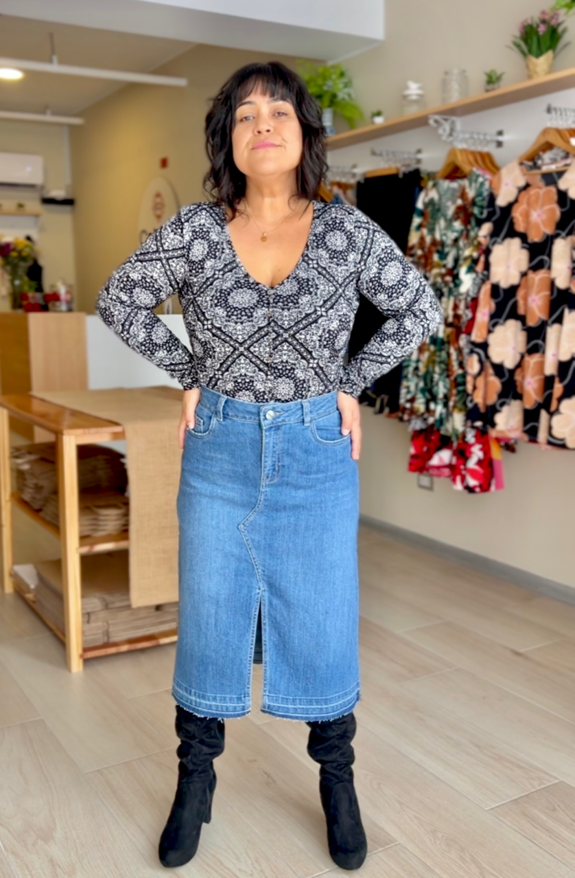 DENIM SKIRT LORETA