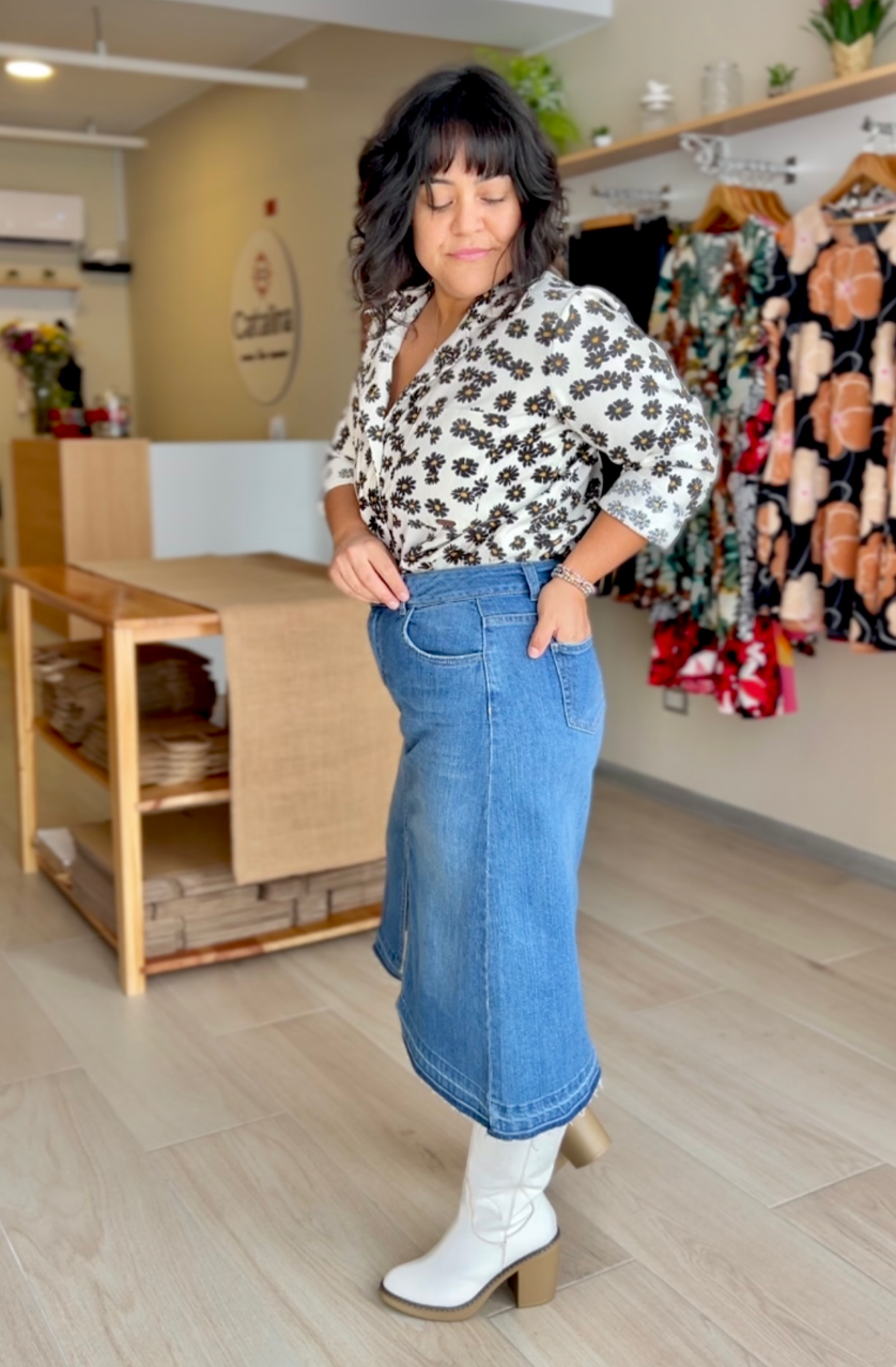 DENIM SKIRT LORETA