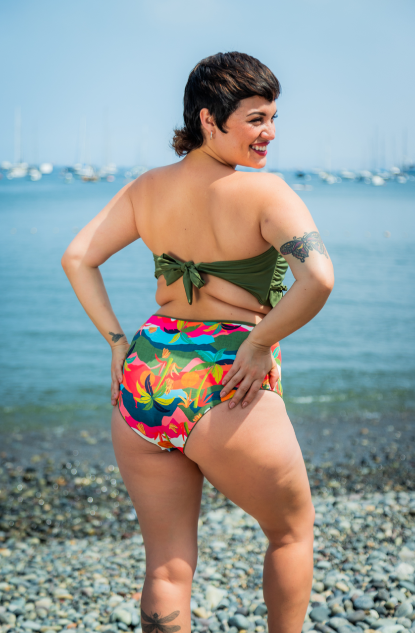 BIKINI WAIKIKI VERDE REVERSIBLE