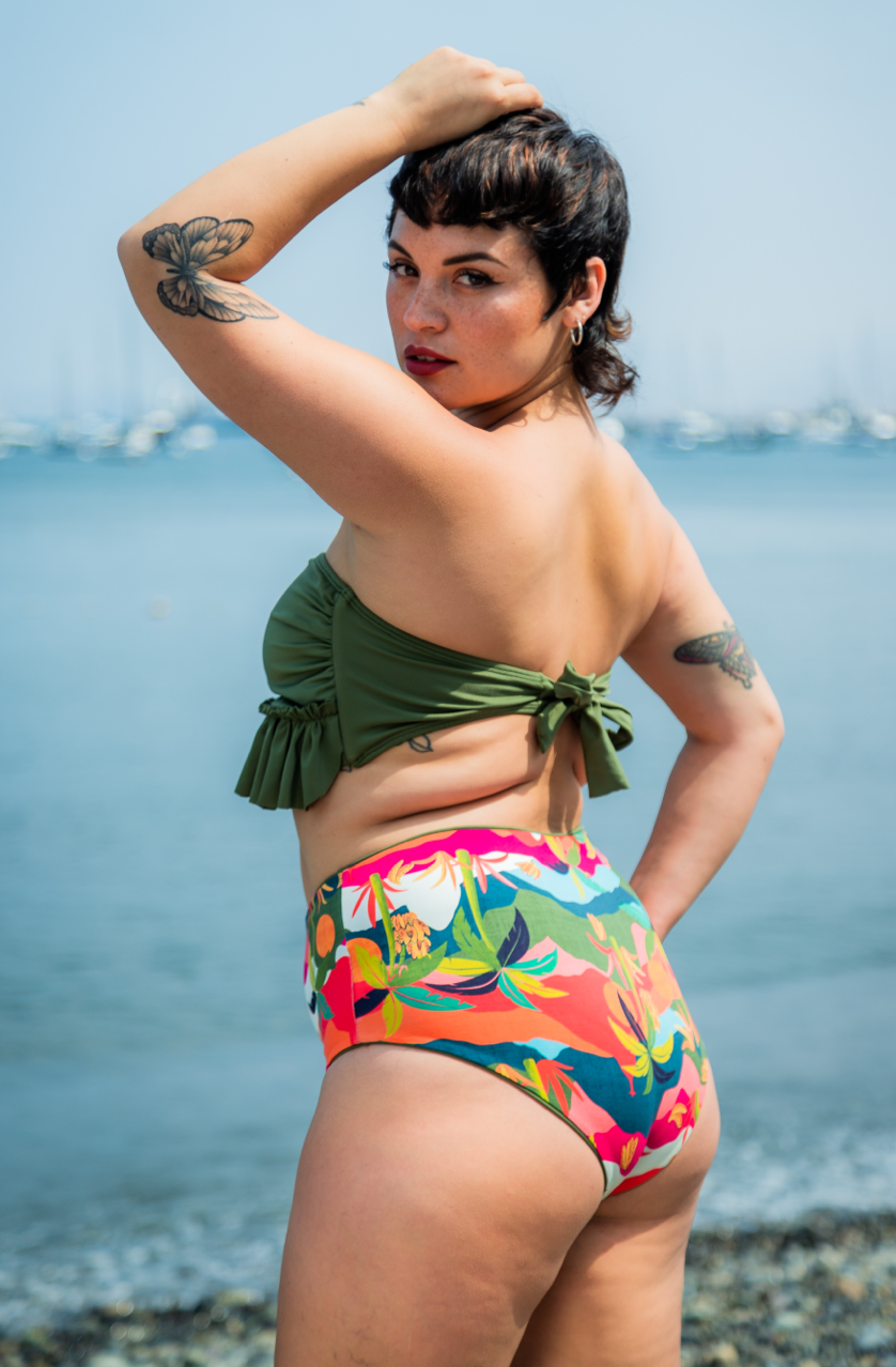 BIKINI WAIKIKI VERDE REVERSIBLE