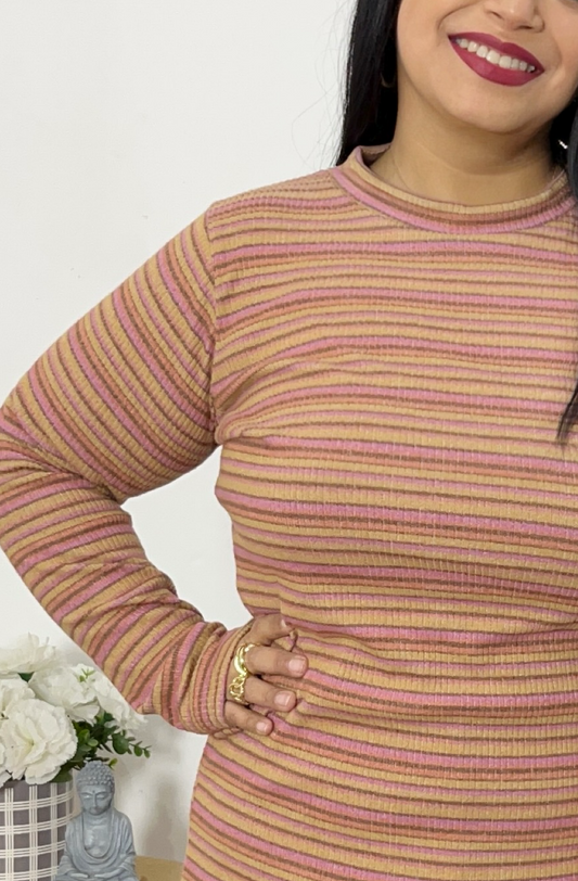 CAFARENA CLARISA - ROSADO RAYAS