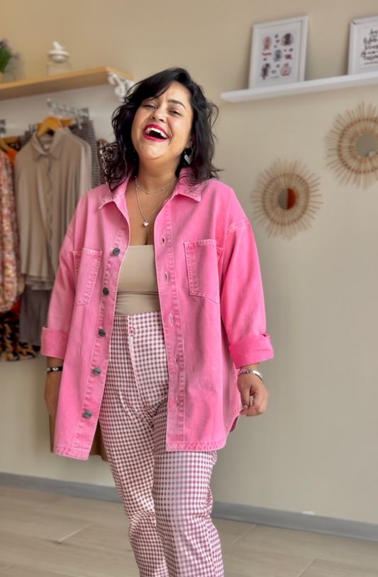 CAMISACO PRISCILLA JEAN FUCSIA