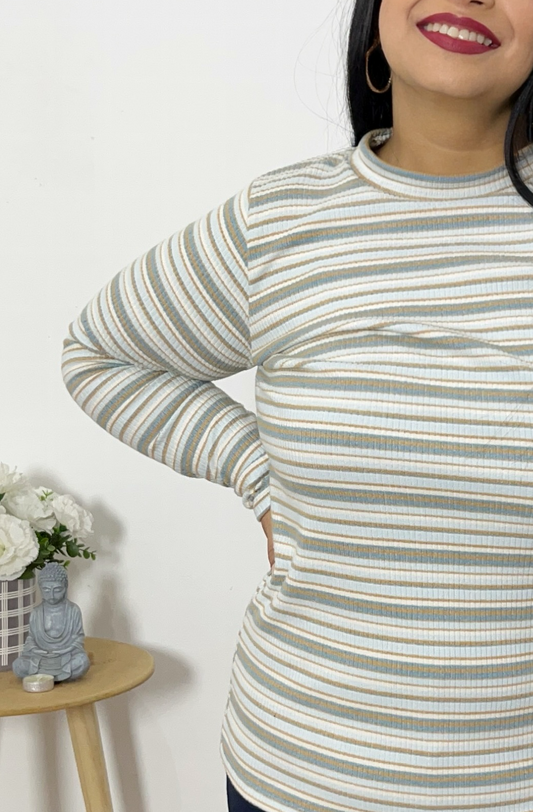 CAFARENA CLARISA - ROSADO RAYAS