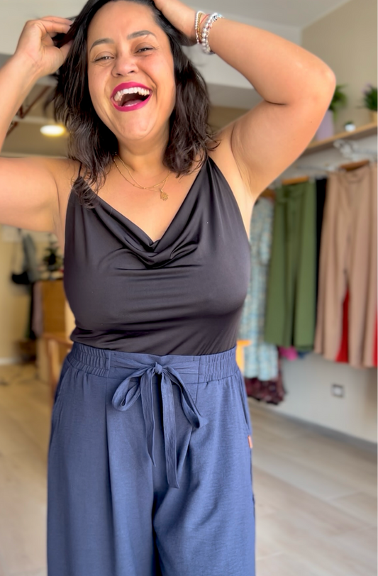 PALAZZO MAITENA - AZUL MARINO