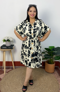 VESTIDO GRETA - NEGRO ESTAMPADO