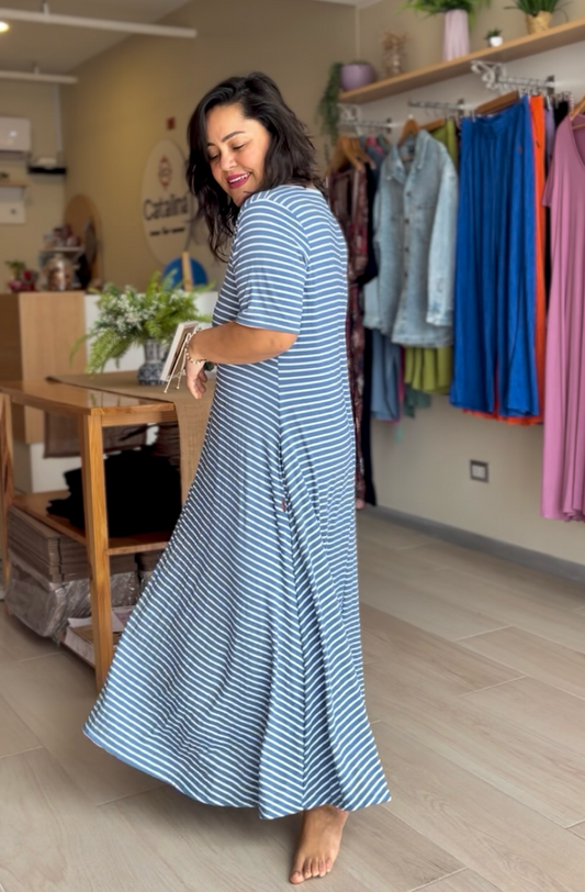 VESTIDO JANIS - RAYAS
