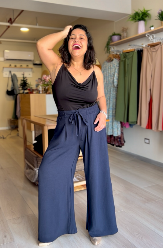 PALAZZO MAITENA - AZUL MARINO