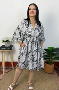 VESTIDO MAR - BLANCO FLORES