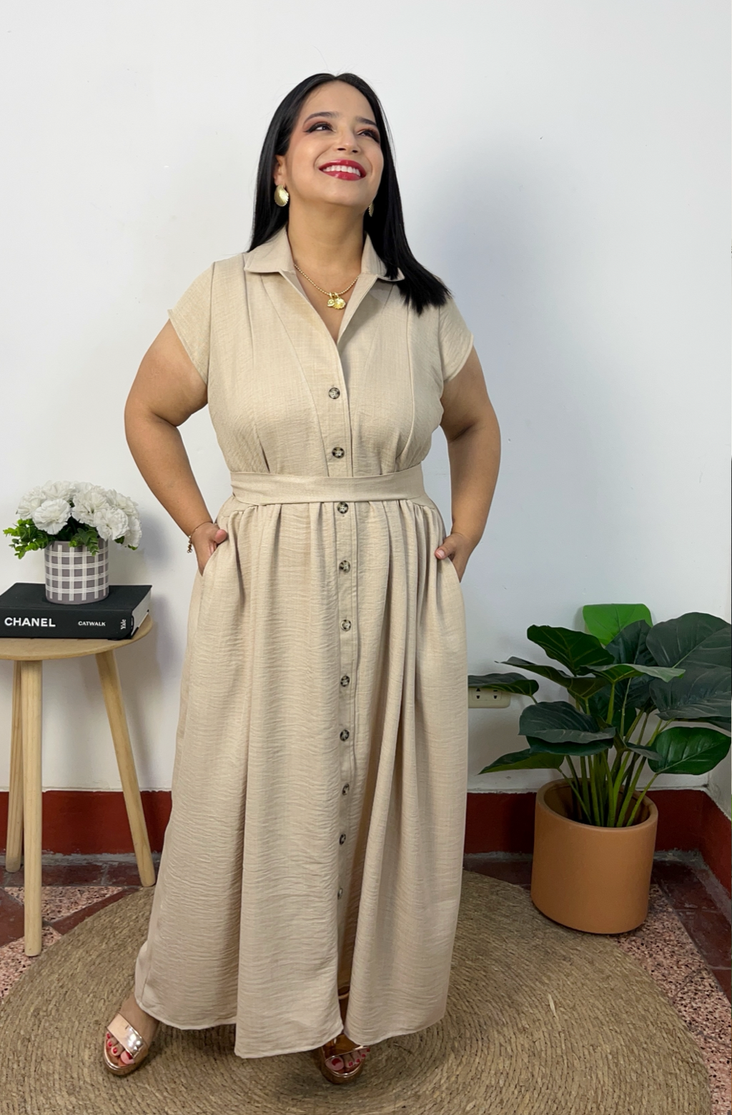 VESTIDO MATILDE - ARENA