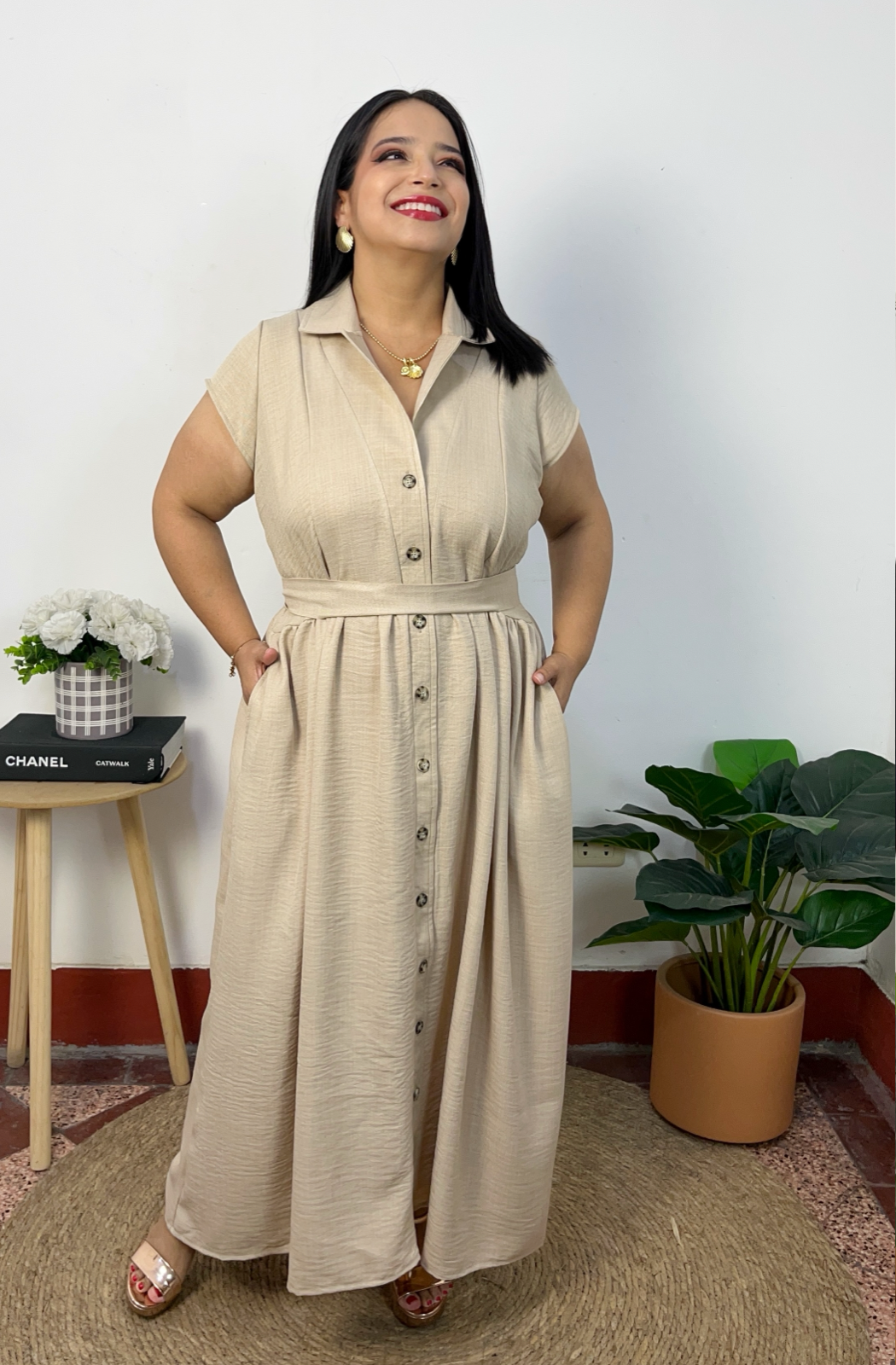 VESTIDO MATILDE - ARENA
