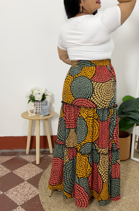 MAXI FALDA ÚRSULA - LUNARES