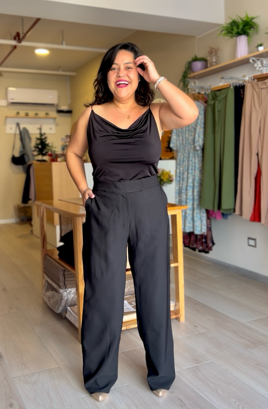 PANTALÓN SASTRERO RAQUEL - NEGRO