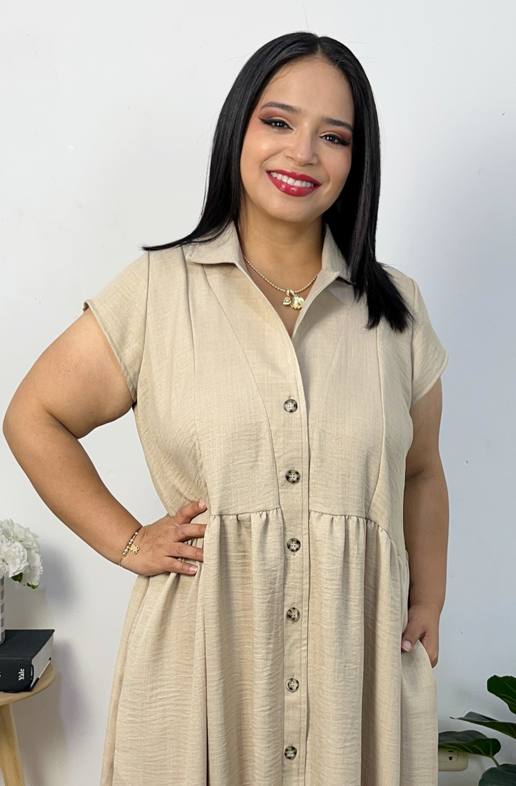 VESTIDO MATILDE - ARENA