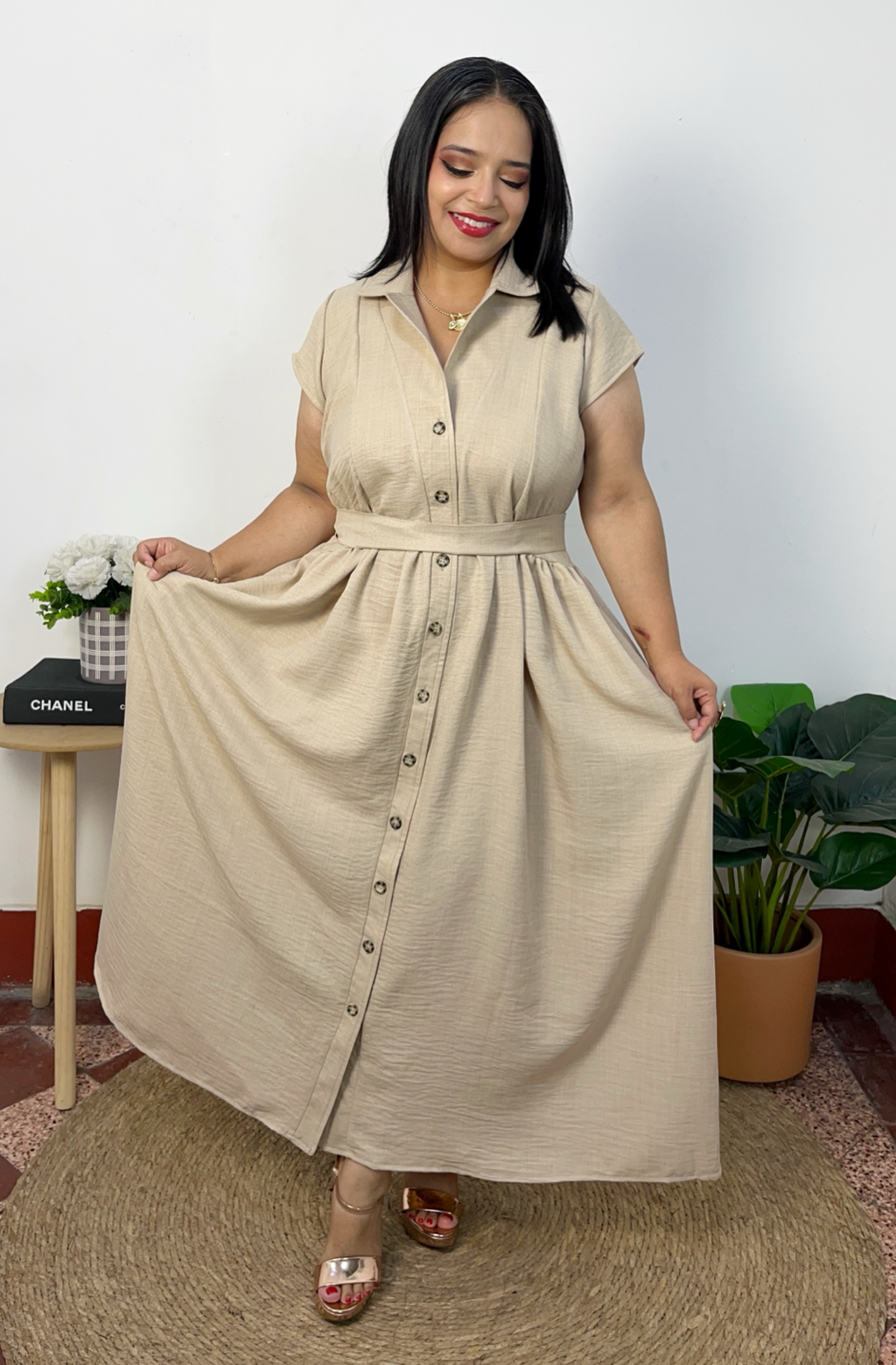 VESTIDO MATILDE - ARENA