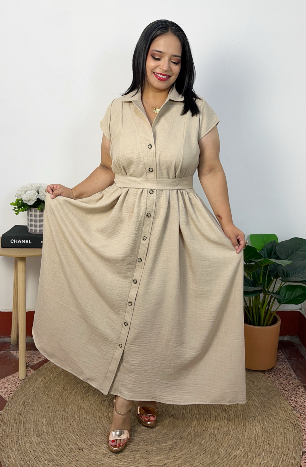 VESTIDO MATILDE - ARENA
