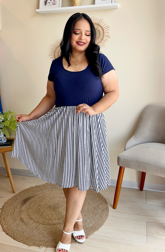 VESTIDO SANDRA - AZUL